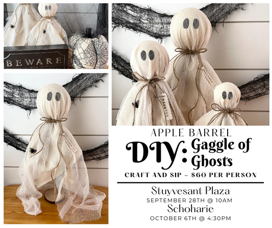 DIY: Gaggle of Ghosts