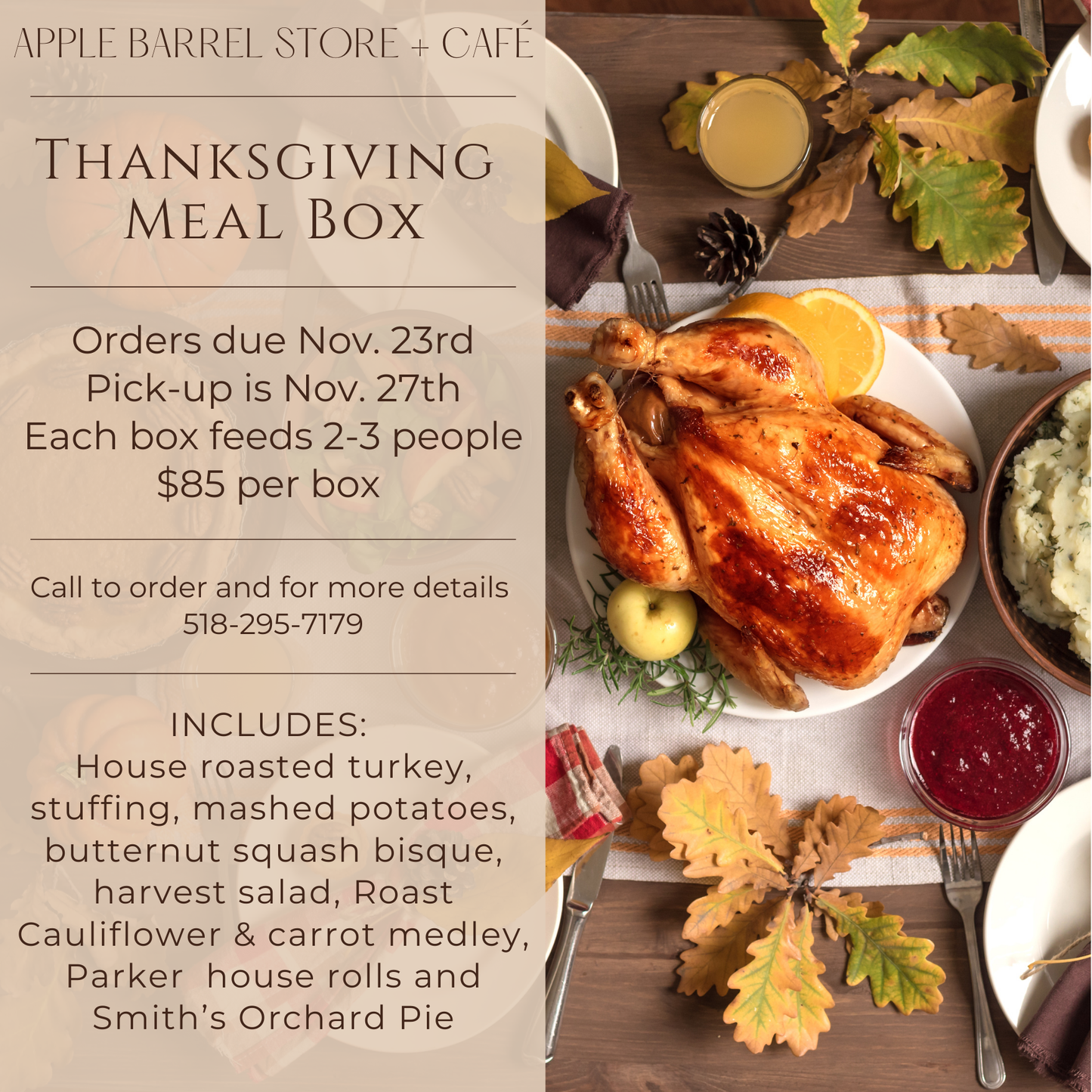 Thanksgiving Meal Box